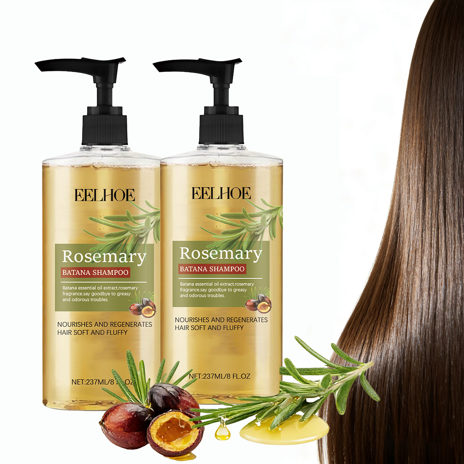 Hair Care Basic - Batana Champú de aceite esencial de