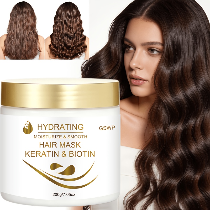 Hair Care Keratin - Mascarilla Capilar Hidratante con Keratina GSWP,