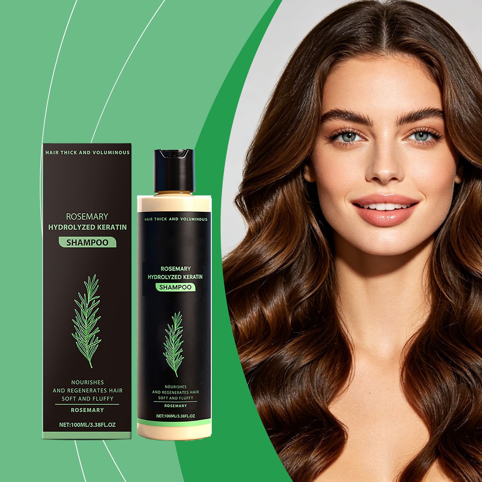 Hair Care Basic - Champú de Queratina Hidrolizada con Romero,