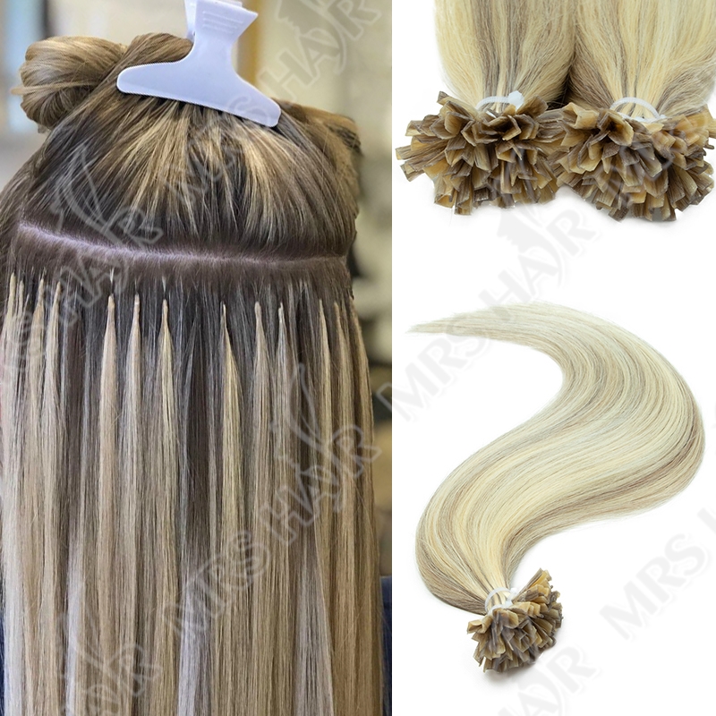 Hair Care Keratin - Extensiones de cabello con punta K,