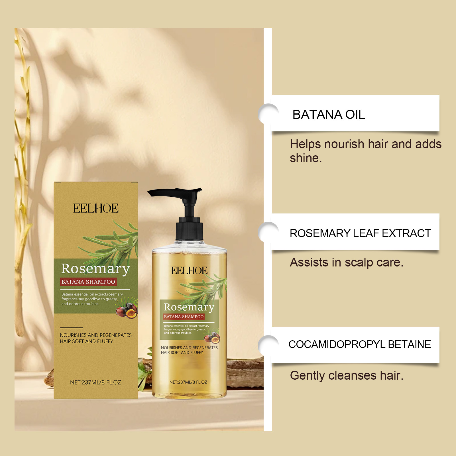 Batana Champú de aceite esenci - Hair Care Basic reseña y precio
