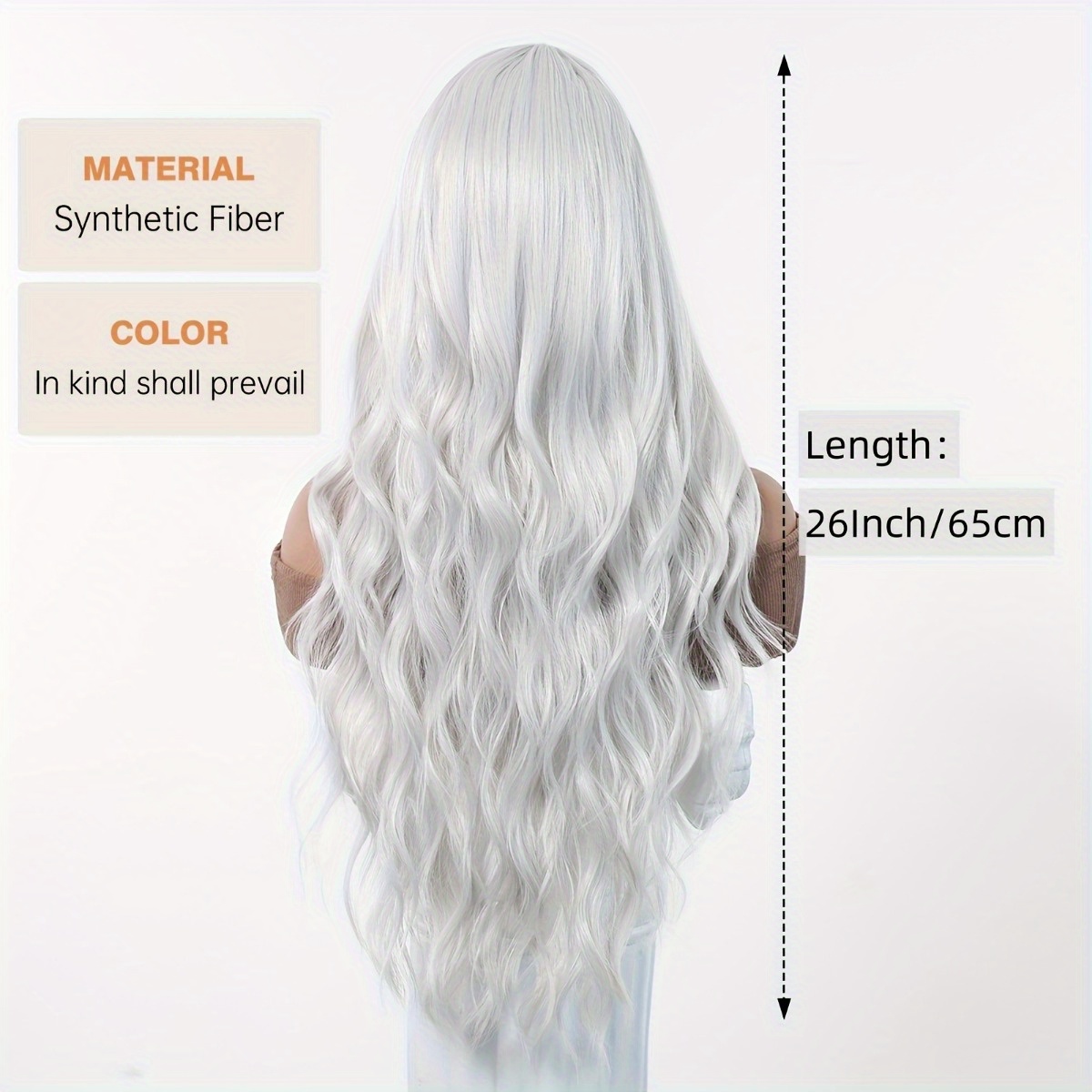 Peluca de fibra sintética de l - Hair Care Long Hair reseña y precio