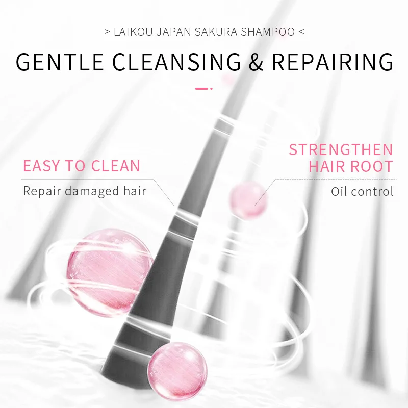 LAIKOU Japón Sakura champú rep - Hair Care Organic reseña y precio