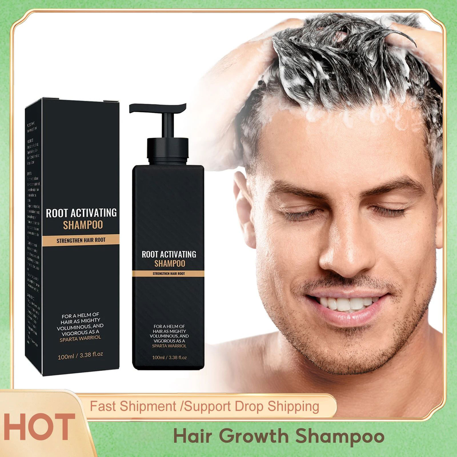 Champú para un crecimiento ráp - Hair Care Organic reseña y precio