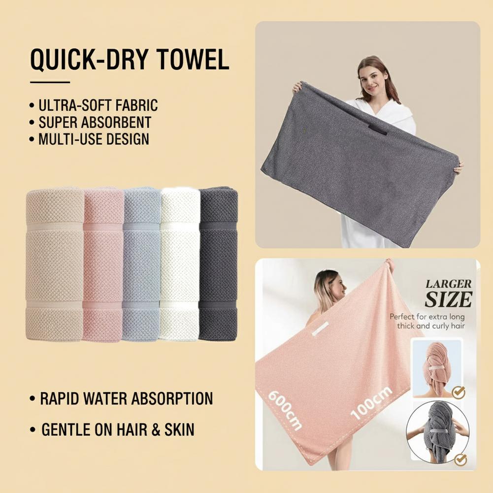 Toalla de secado de cabello de - Hair Turban Towel reseña y precio