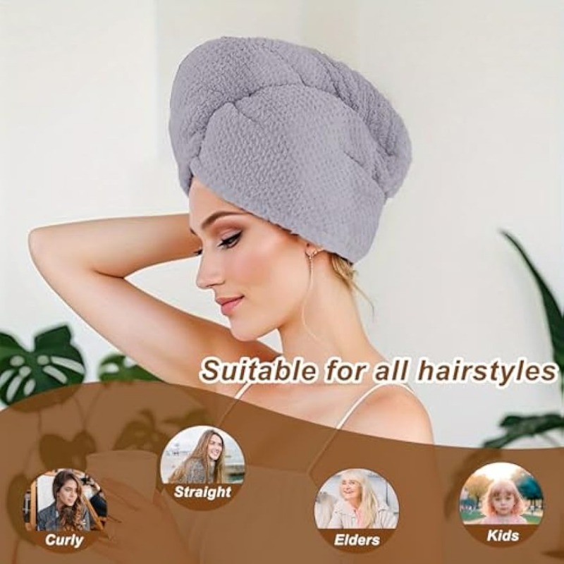 Toalla para el cabello súper a - Hair Turban Towel reseña y precio