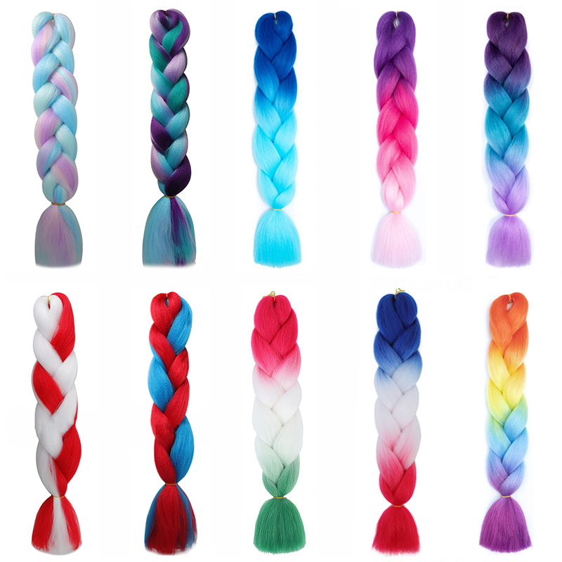 Trenzas Jumbo sintéticas de 24 - Braiding Hair Kanekalon reseña y precio