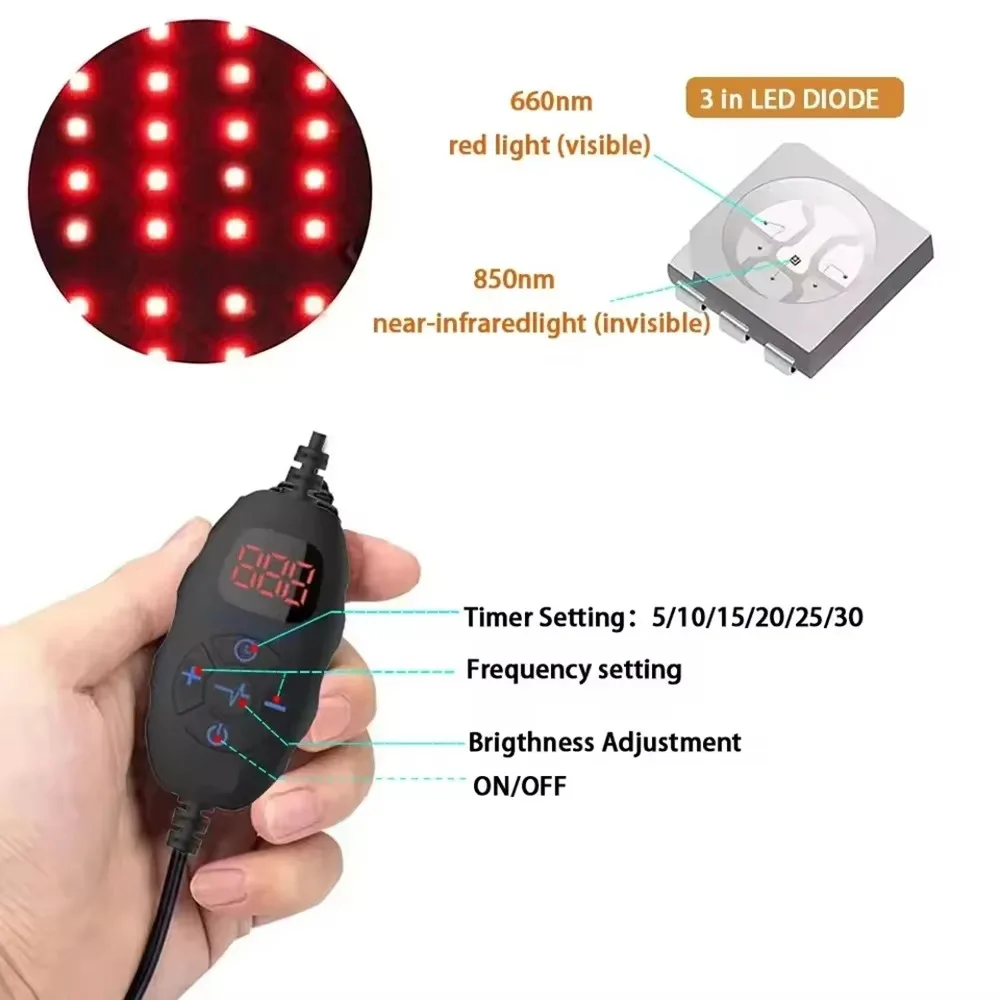 Gorro de terapia de luz roja L - Hair Care Basic reseña y precio