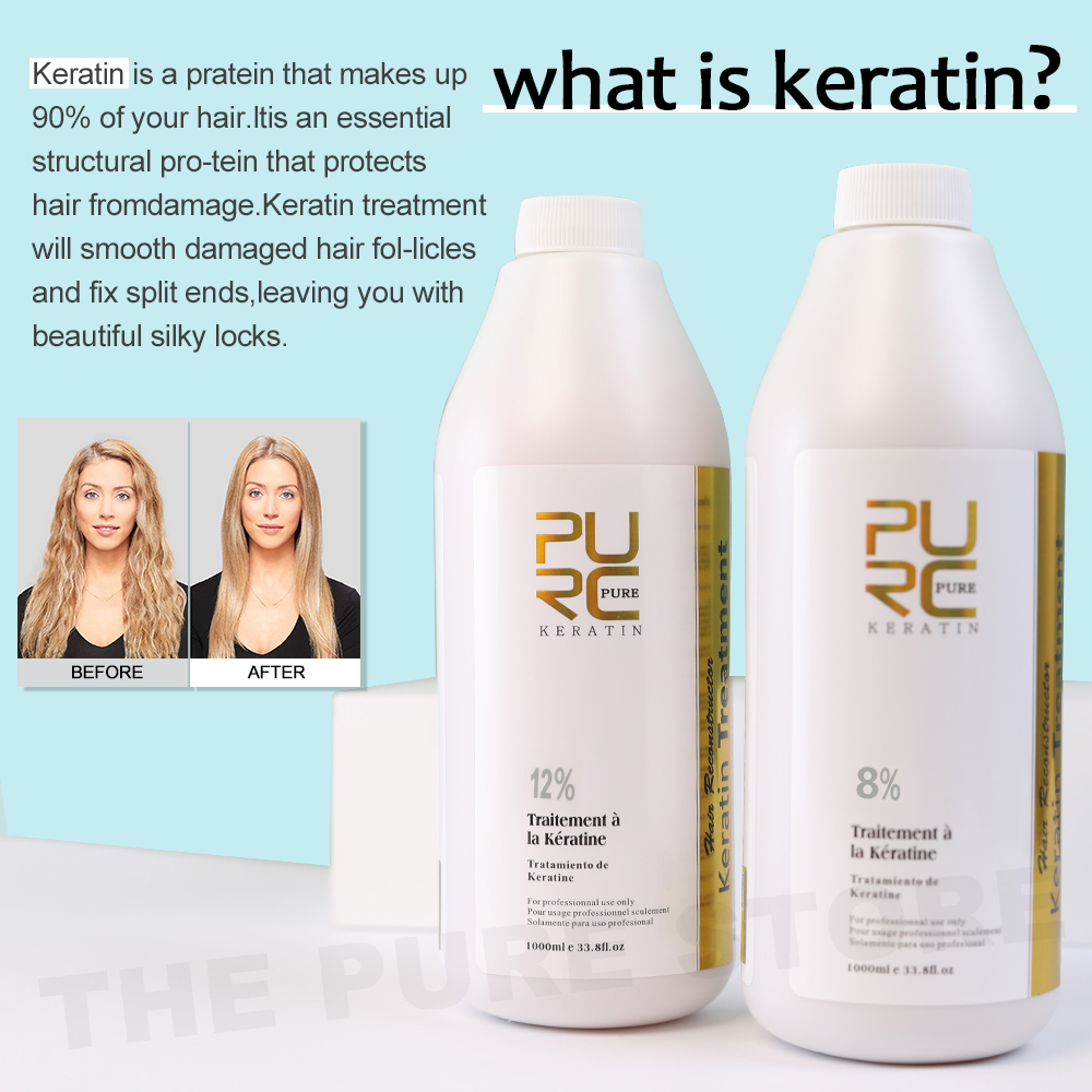 PURC 8% tratamiento suavizante - Hair Care Keratin reseña y precio