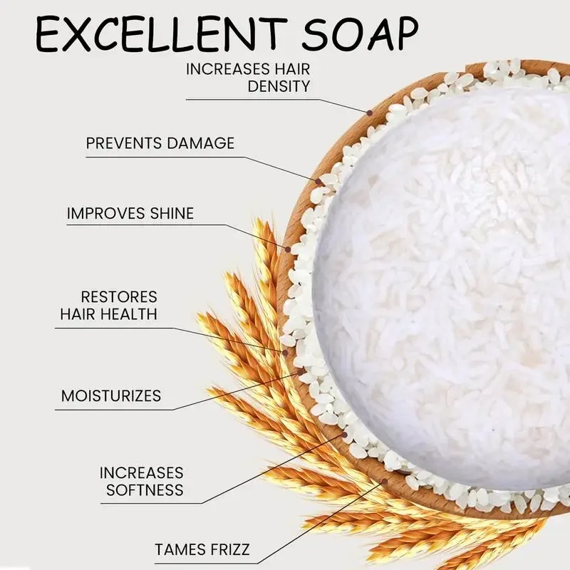 Champú de arroz orgánico, barr - Hair Care Organic reseña y precio