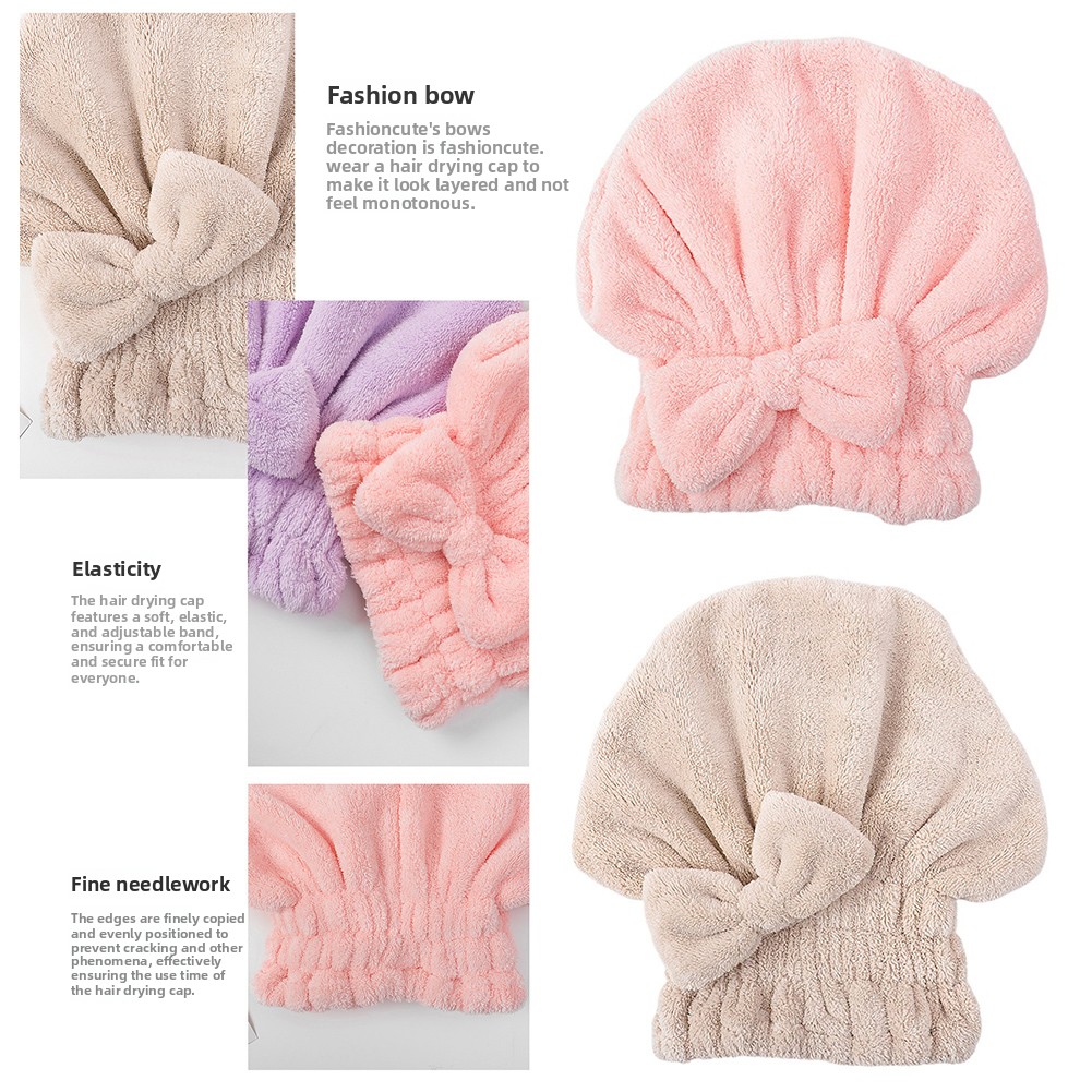 Gorro de ducha con nudo de laz - Hair Care Long Hair reseña y precio
