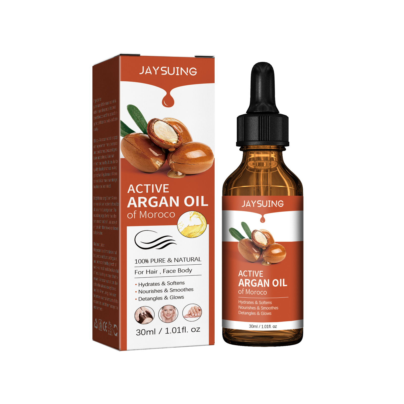 Aceite de argán para el tratam - Hair Care Organic reseña y precio